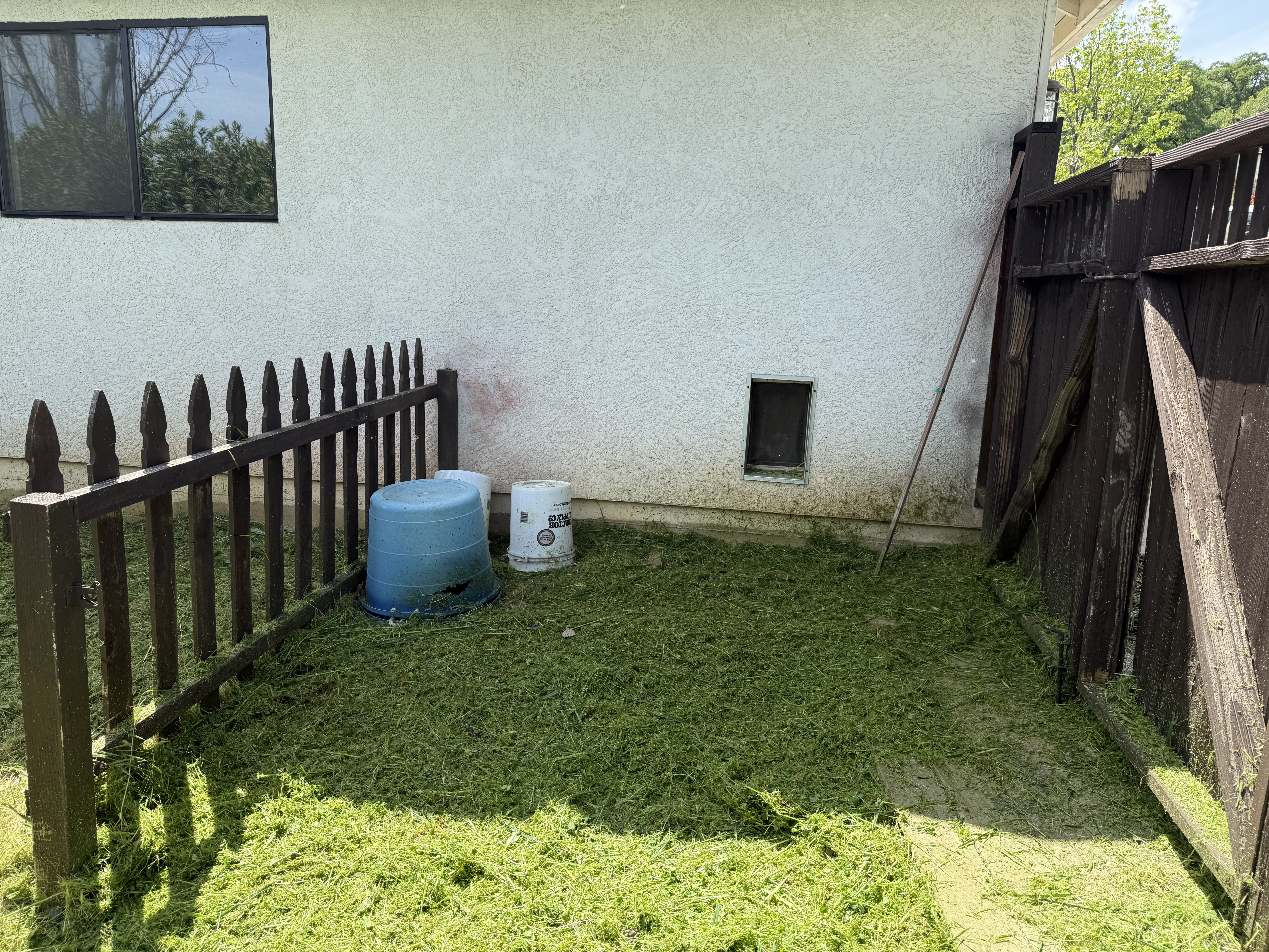 After fire-safe property clearing by Wacky Weedeating